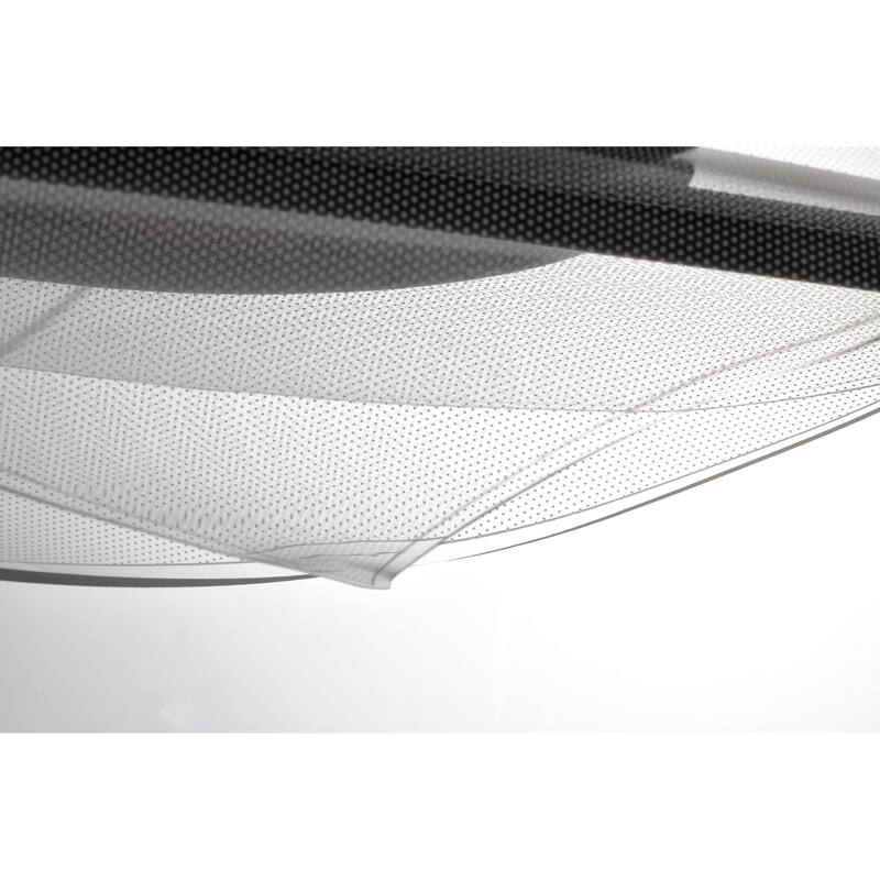 Geneva 18 Inch LED Pendant Matte Black Silk Screened Acrylic Lens - Matte Black
