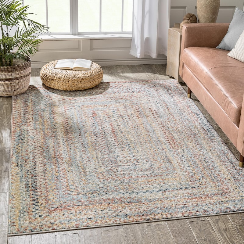 Well Woven Rodeo Chindi Bohemian Vintage Area Rug
