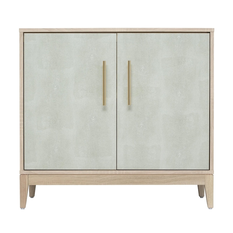 Sango Shagreen 2 Door Cabinet - Natural, Stylish and Functional Storage