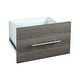 preview thumbnail 10 of 10, ClosetMaid SuiteSymphony Modern 16 x 10-inch Drawer Graphite Grey