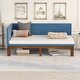 preview thumbnail 20 of 25, Twin Size Linen Upholstered Daybed/Sofa Bed Frame