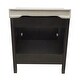 preview thumbnail 144 of 146, Nevado 37" Bathroom Vanity with Cultured Marble Vanity Top Sink in White with White Basin