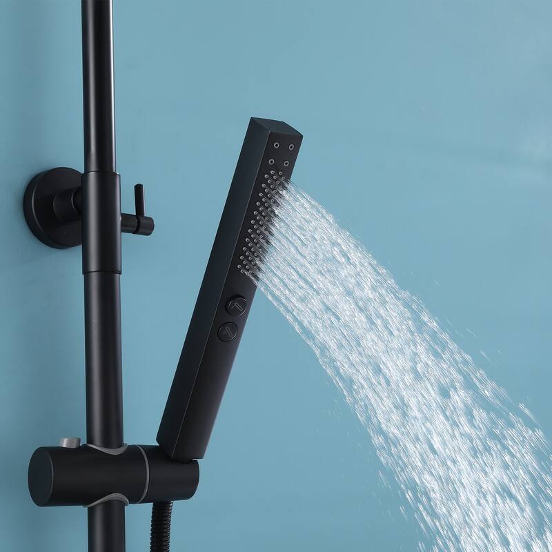 Wall Mounted 10" Rainfall Shower System With Bathtub spout