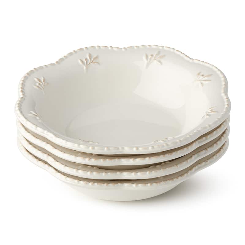 Certified International Heritage Beads 30 oz. Soup Bowls,Set of 4 - 9'' W x 9'' D x 2.25'' H