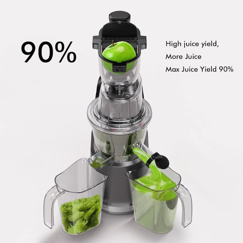 Cold Press Juicer Machines, Big Mouth 83mm Opening Whole Slow