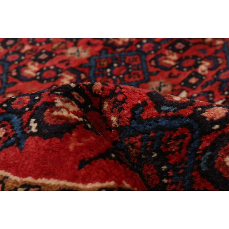 ECARPETGALLERY Hand-knotted Andelz Red Wool Rug - 3'9 x 10'11