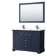 Option Dark Blue / Giotto Quartz Top / Polished Chrome