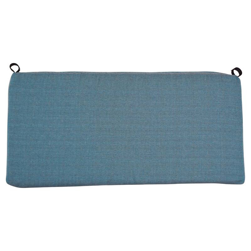 42-inch by 19-inch Premium Woven Olefin Indoor/Outdoor Loveseat Cushion - 42 x 19