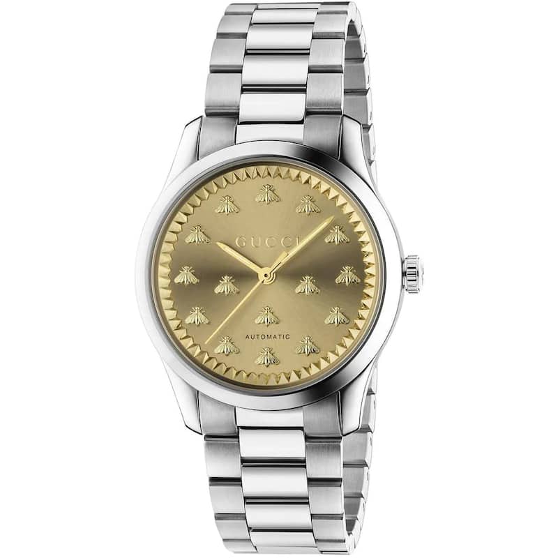 Gucci Men's G-Timeless Gold Dial Watch - YA1264191 - 6 (36)