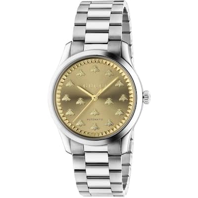 Gucci Men's G-Timeless Gold Dial Watch - YA1264191 - 6 (36)