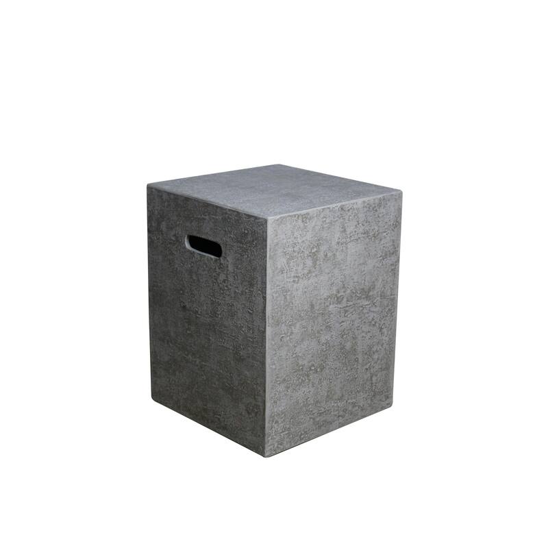 Elementi 20 in. H Light Grey Concrete Propane Tank Cover