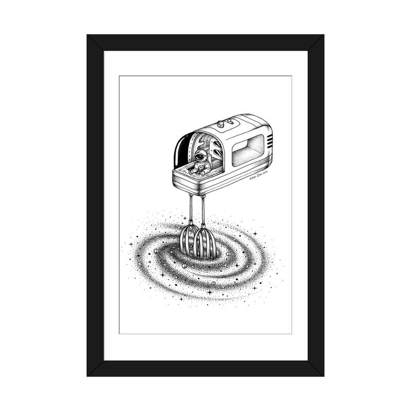 iCanvas "Mix It Up I" by Enkel Dika - Black - 32x24x1