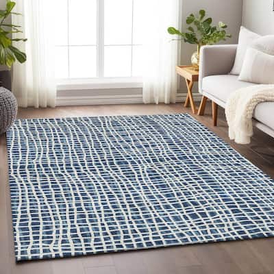 Premium Washable Super Soft Modern Lines Mayfield Rug