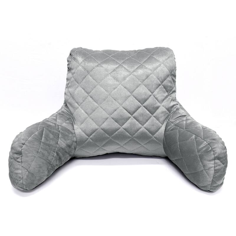 Velvet Do-It-Yourself Bedrest Reading Pillow Cover and Filling