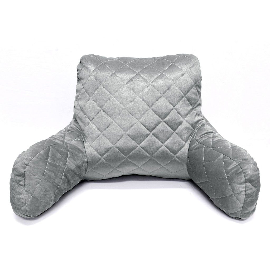 Velvet Do-It-Yourself Bedrest Reading Pillow Cover and Filling