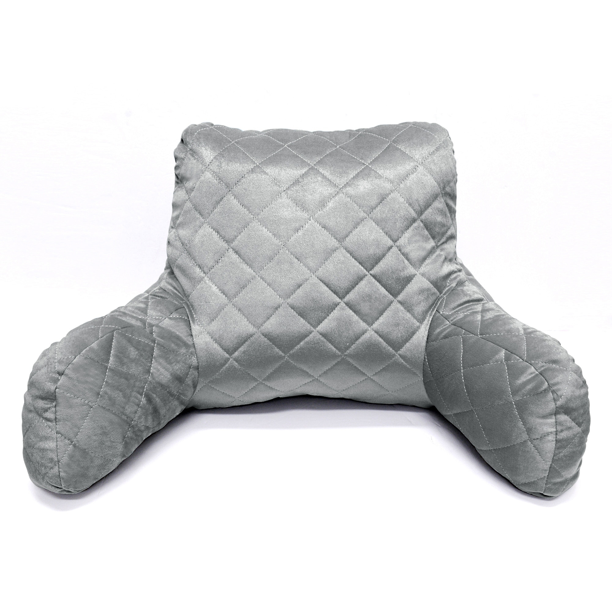 Velvet Do-It-Yourself Bedrest Reading Pillow Cover and Filling