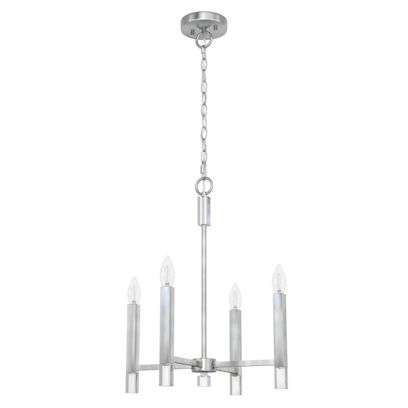 Hunter Sunjai 4-Light Pendant - Entry, Bedroom, Kitchen - Candle, Geometric, Glam, Contemporary