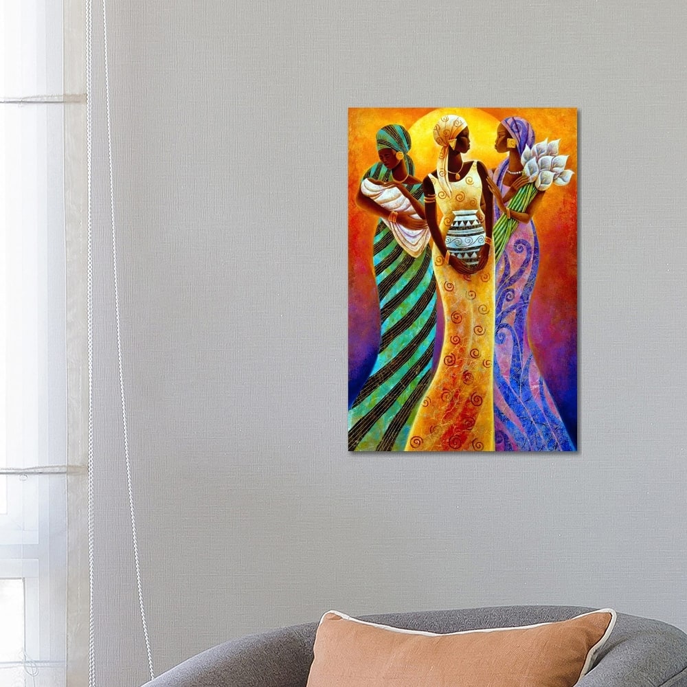 iCanvas "Sisters of The Sun" by Keith Mallett Canvas Print