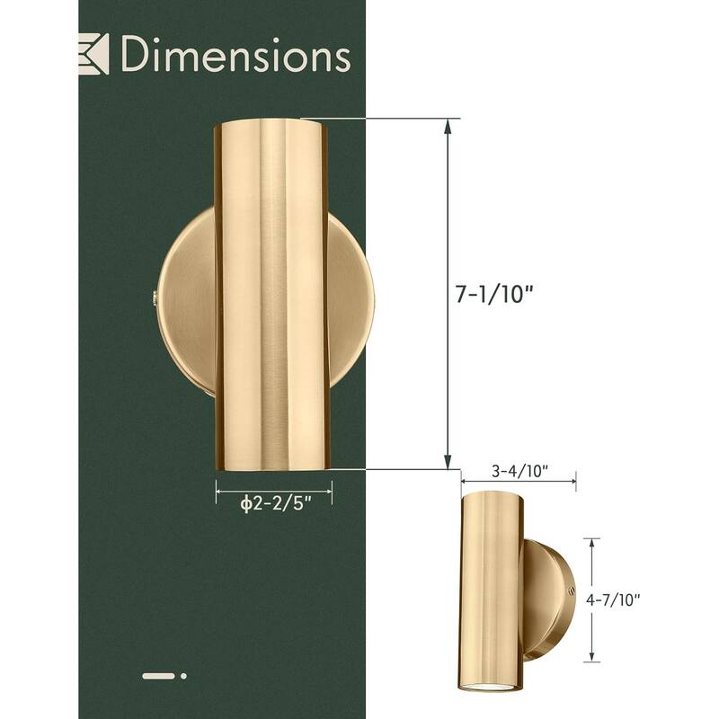 2-light entryway light gold wall light metal stair light