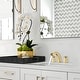 preview thumbnail 13 of 21, YASINU Cross Handles Widespread 8 Inch Bathroom Faucet With Pop-up Drain