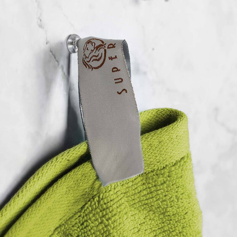 Superior Ultra-Soft Cotton Solid Medium Weight Bath Towel Set of 2