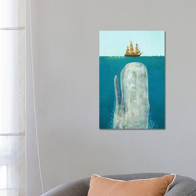 iCanvas 'The Whale' by Terry Fan Gallery-wrapped Canvas Print - 26x18x1.5