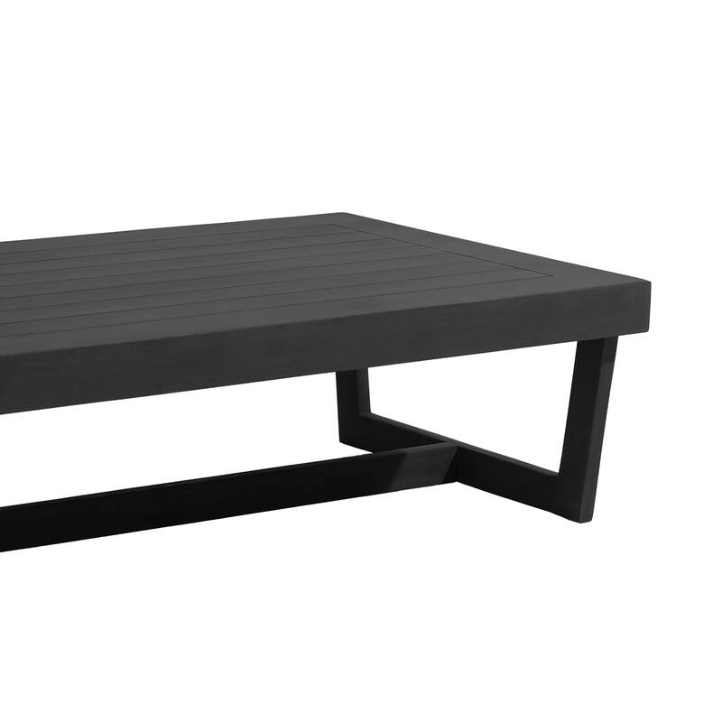 Rectangular Teak Outdoor Coffee Table for Patio