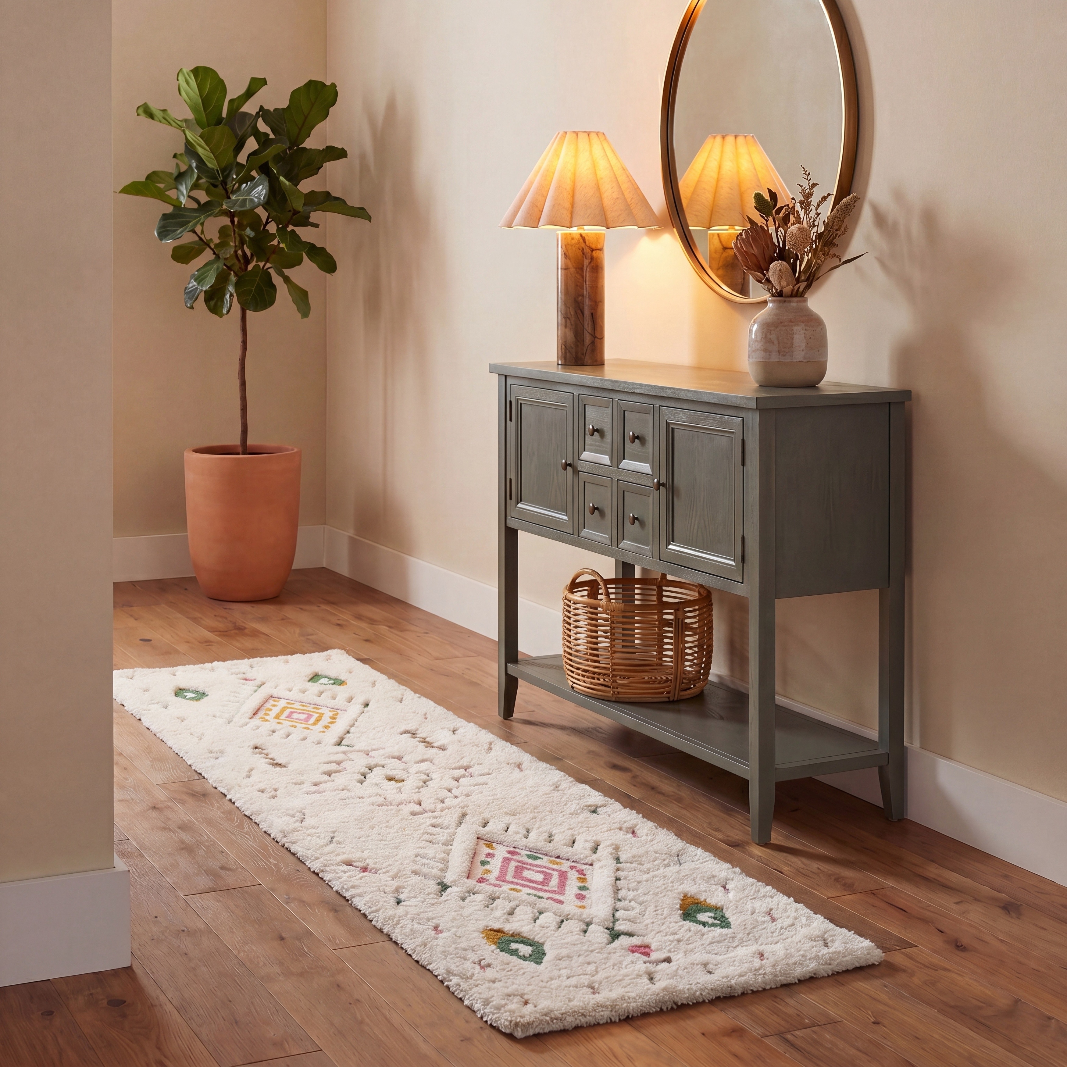 SAFAVIEH Handmade Casablanca Adiba Shag Wool Rug