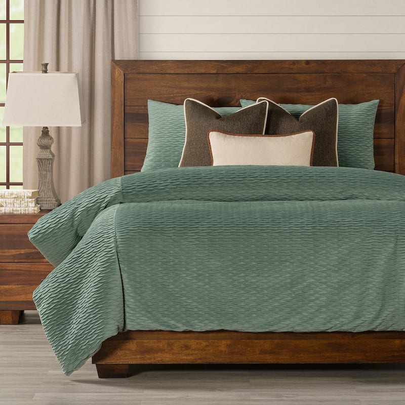 Smithsonian Fluctuate Duvet Set - Fluctuate Arctic - Twin - 5 Piece