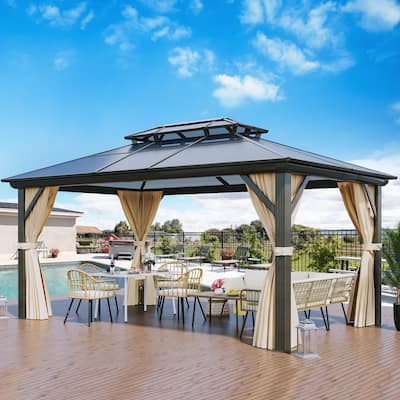 Outdoor Hardtop Canopy Gazebo