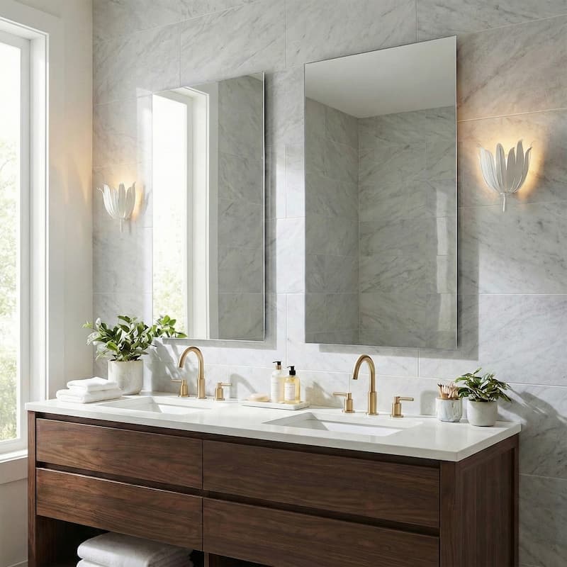 Farmhouse 1-light Maple Leaf Sconce Bathroom Wall Light