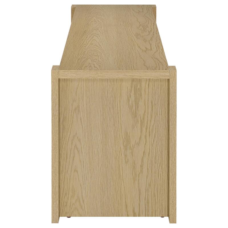 Laurelton 60-Inch 2-Door TV Stand Media Console Light Oak