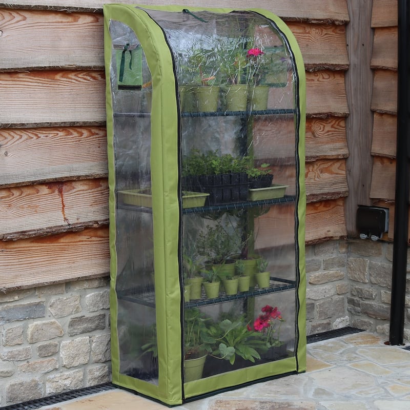 Haxnicks Light-Booster Plant House - 29.5"W x 63"H x 19.5"D