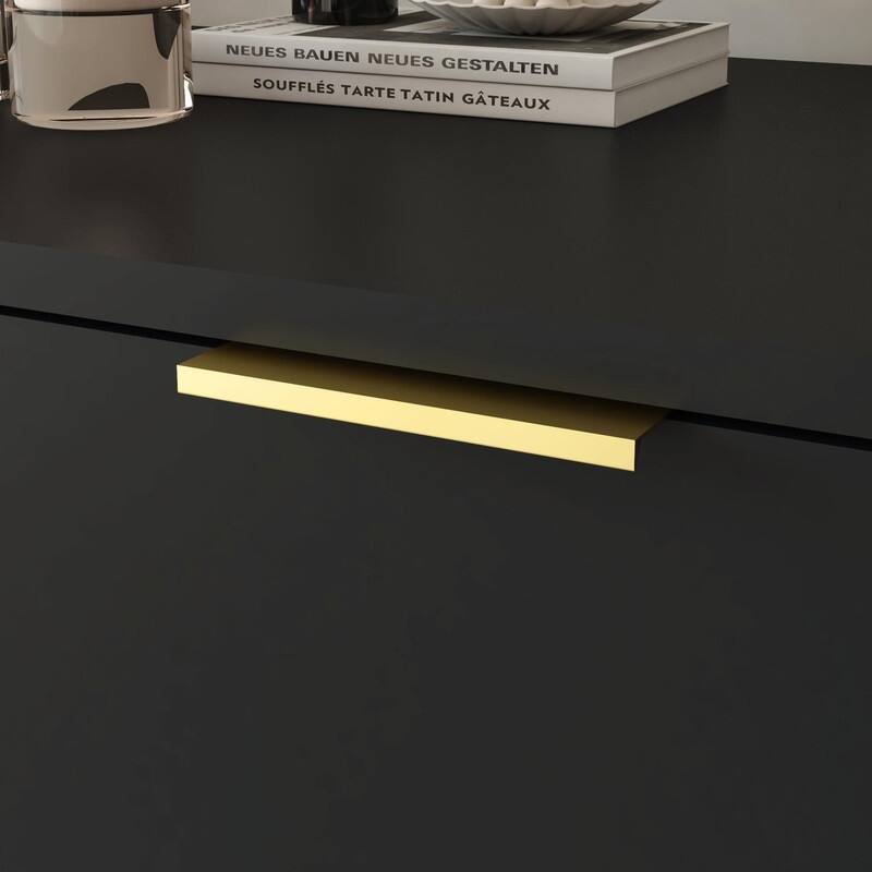 9-Drawer Modern Dresser with Handle-Free Design, Wood Storage Chest for Bedroom or Entryway