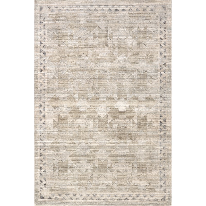 Nuloom Aine Bordered Machine Washable Indoor/Outdoor Area Rug
