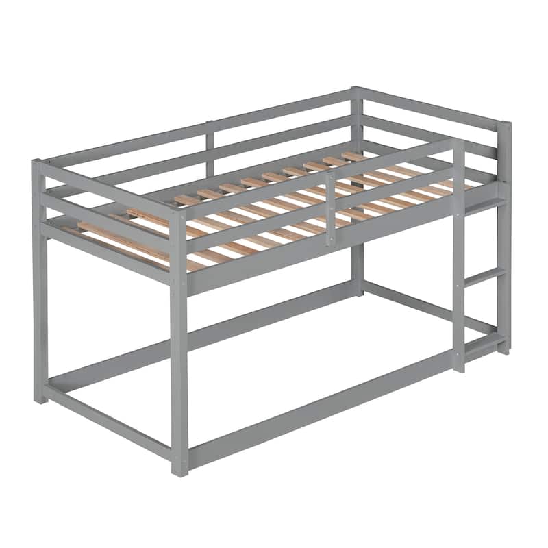 Floor Bunk Bed with Ladder
