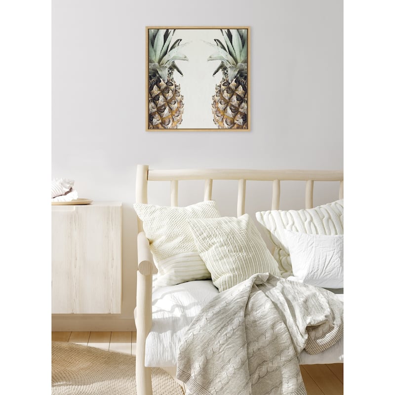 Kate and Laurel Sylvie Pineapples Canvas by Emiko and Mark Franzen