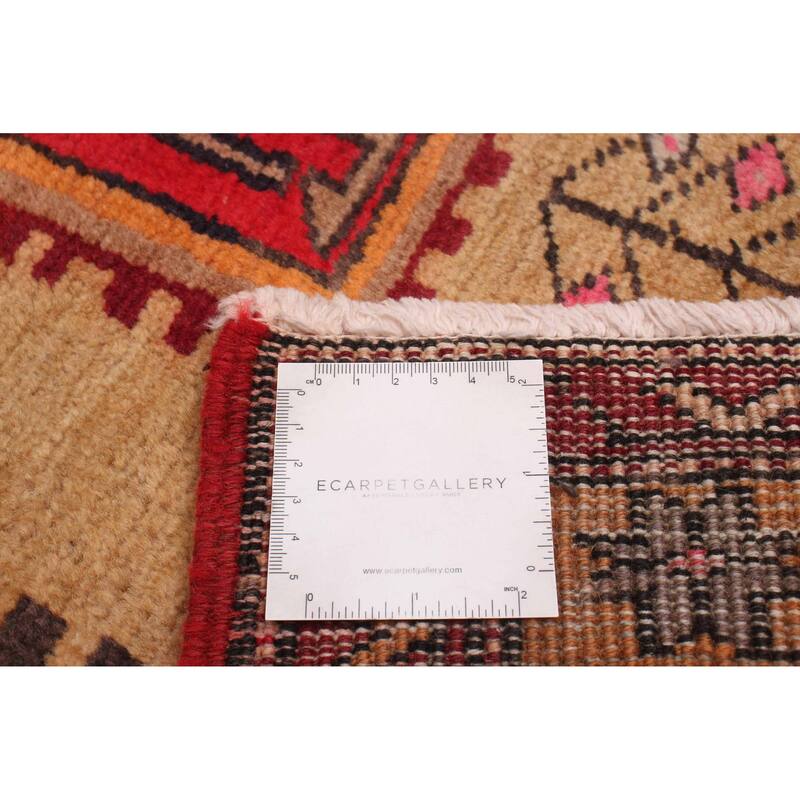 ECARPETGALLERY Hand-knotted Konya Anatolian Tan Wool Rug - 3'9 x 10'8