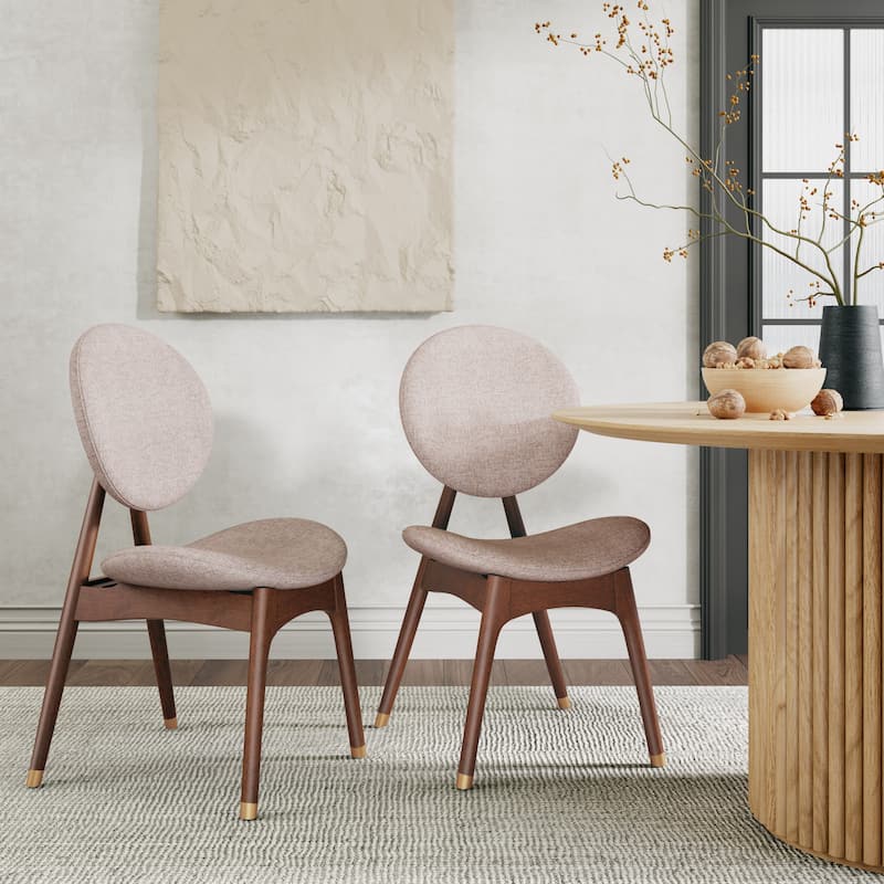 Christopher Knight Home - Nomi Modern Upholstered Indoor Dining Chair with Curved Back Support