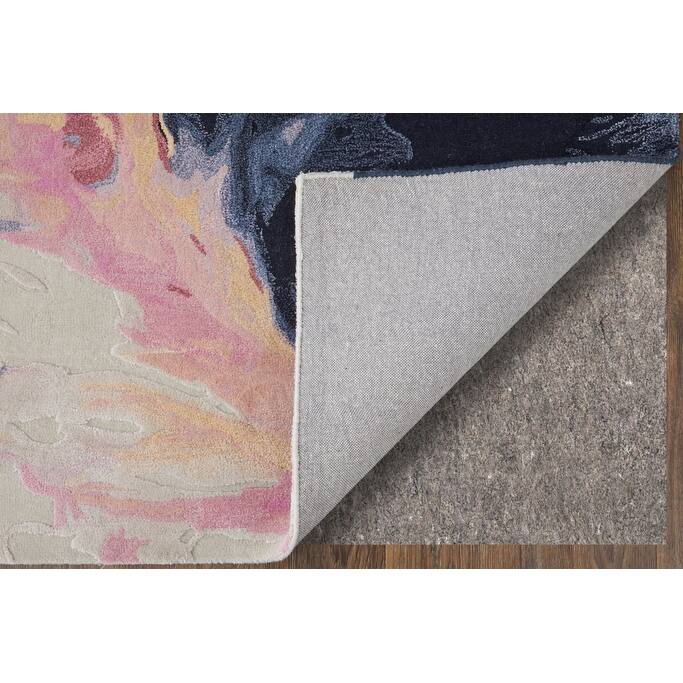 HomeRoots Abstract Bohemian Rectangle Area Rug