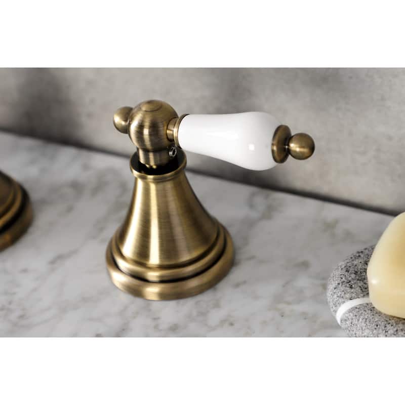 Kingston Brass Governor 1.2 GPM Deck Mounted Bathroom Faucet with