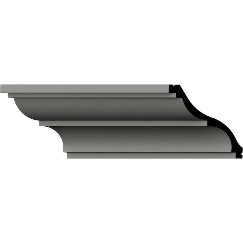 3 1/8"H x 3 1/8"P x 4 1/2"F x 96"L Irene Crown Moulding - 1-Pack