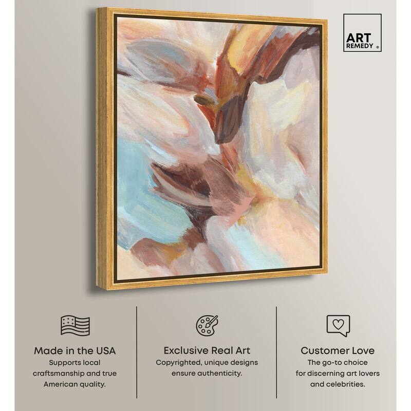 Layers of Colors II Canvas by Art Remedy
