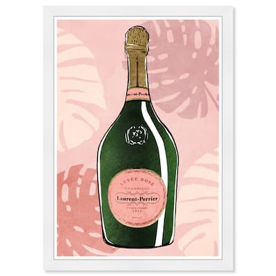 Wynwood Studio Prints 'Pink Champagne' Glam Pink Wall Art Print
