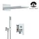 preview thumbnail 2 of 26, GIVINGTREE Deluxe 22" Wall Mounted Waterfall Rain Shower System (valve Included)