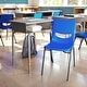 preview thumbnail 51 of 52, Student Desk with Open Front Metal Book Box & Flex Comfort Chair - 24"W x 18"D x 22.25" - 31.25"H