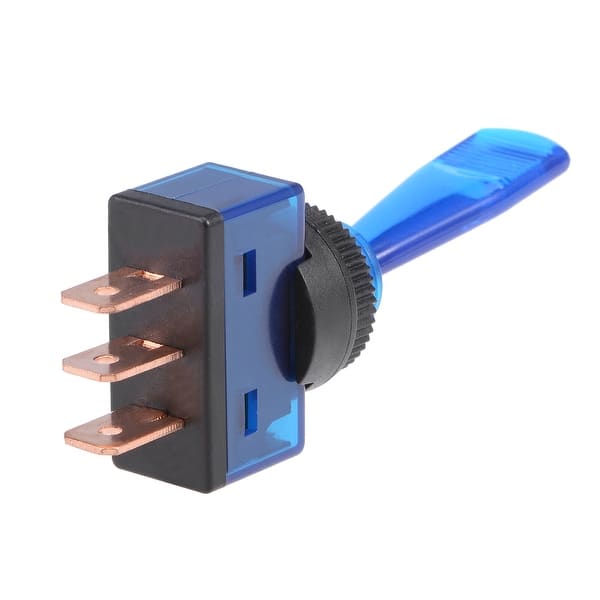 Shop Spst Latching Rocker Toggle Switch Blue Led Light 20a