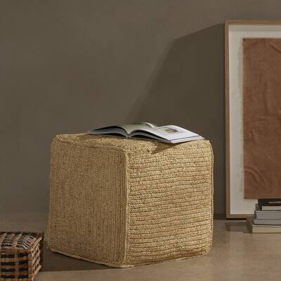Haven Home Copa Palm Pouf