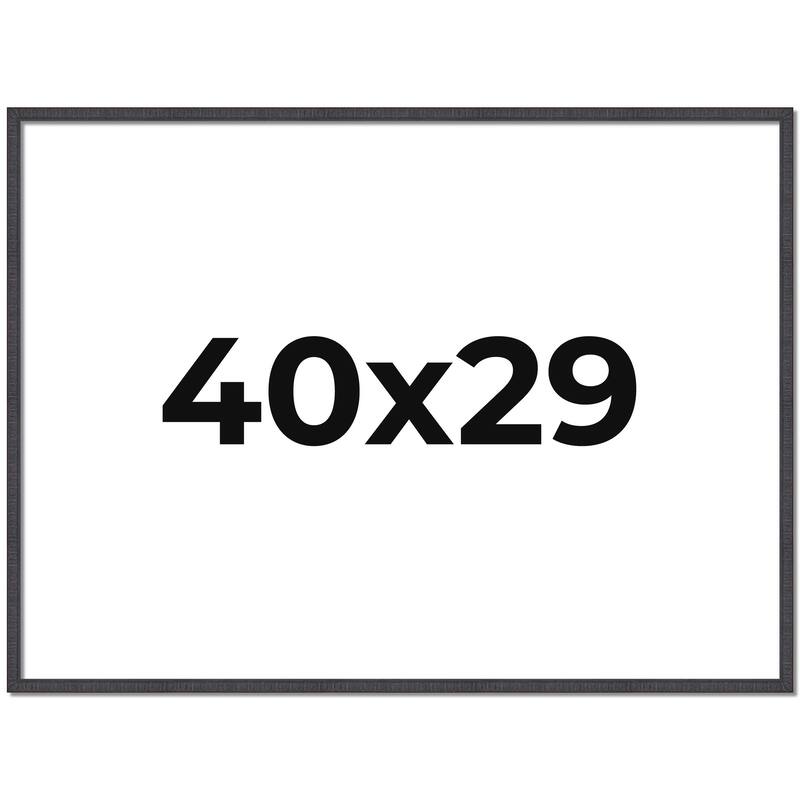 40x29 Frame Brown Picture Frame - Complete Modern Photo Frame Includes