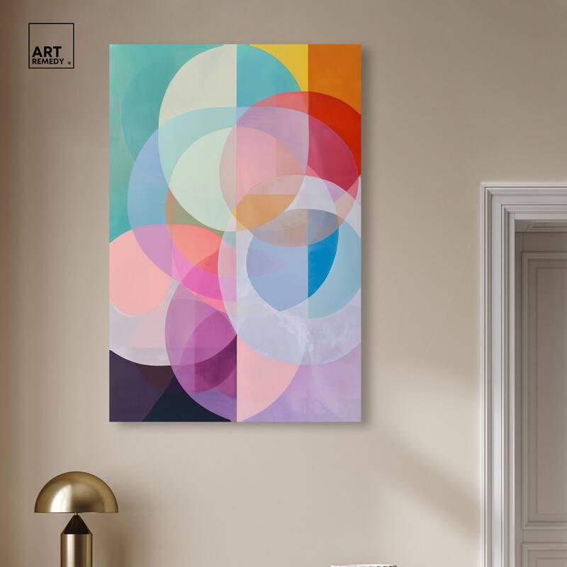 Oneiric Circles II Canvas by Art Remedy, Gallery Wrapped